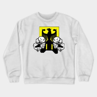 Shield of arms and emblem of the Nobleman with feathers Crewneck Sweatshirt